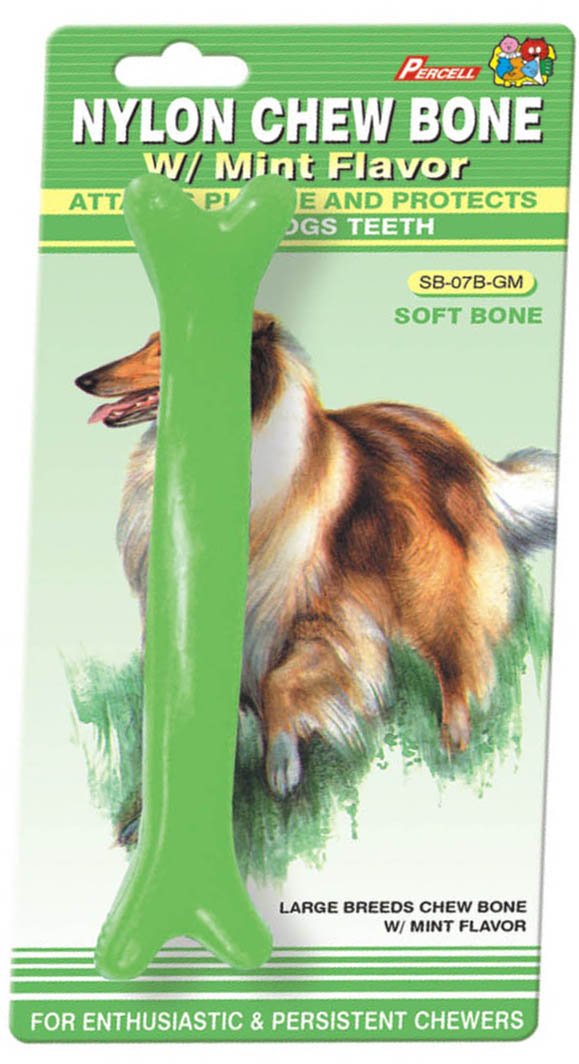 Soft Nylon Chew Bone Mint Scent Large