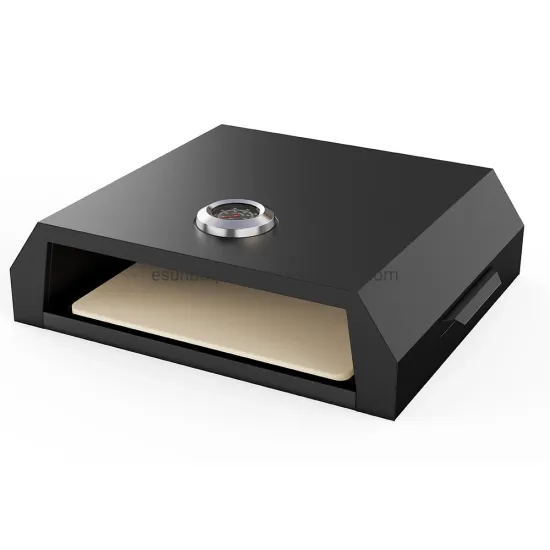 Outdoor Black Steel High Temperature Powder Coated Portable Removable Charcoal Wood Gas Fired Pizza Oven Box BBQ Spare