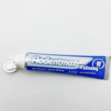 Étiquette privée dentifrice blanche rapide