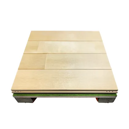 Basketball Court Wooden Floor single keel sports wooden floor