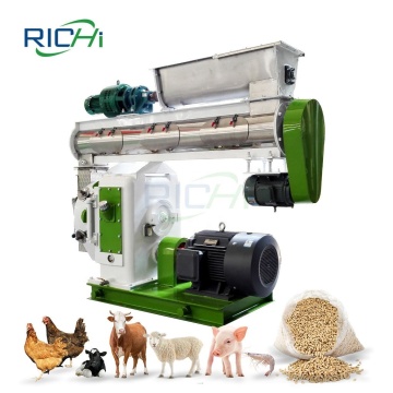 RICHI CE 1-40T/H เครื่องป้อนสัตว์เลี้ยงสัตว์อุตสาหกรรมสำหรับปศุสัตว์และสัตว์ปีก