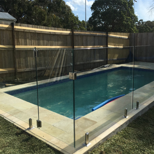 Panneaux de verre trempé pour clôture de piscine