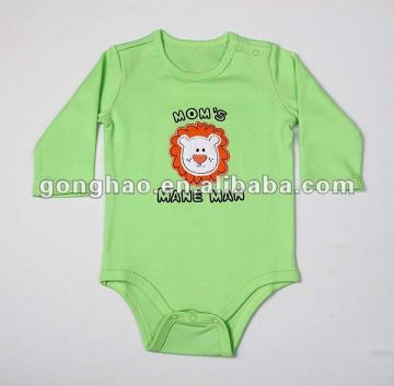 Baby clothes 100% cotton embroidered short sleeve bodysuit