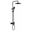 Douche thermostatique murale ensemble en chrome