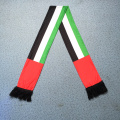 Weicher gestrickter Polyester-Transferdruck UAE FLag National Day Celebrate Scarf