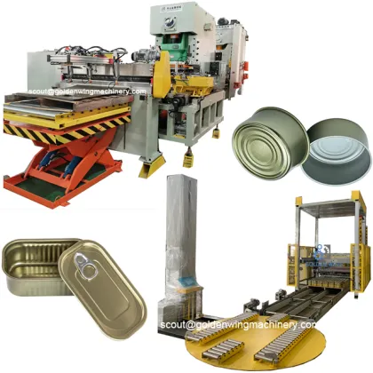 Canned Tuna Sardine Aluminum Food Can Making Line