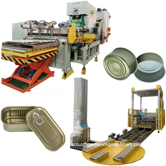 Automatic tuna fish tin can making machines