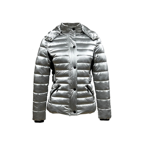 Ladies regular lined jacket with detachable hood