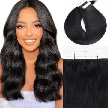 Hot sells Silky straight for Short Hair Women Velvet Cuticle Remy human Tape weft Hair Tape in Hair Extensions