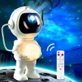 Um projetor de galáxia com luar e controle remoto
