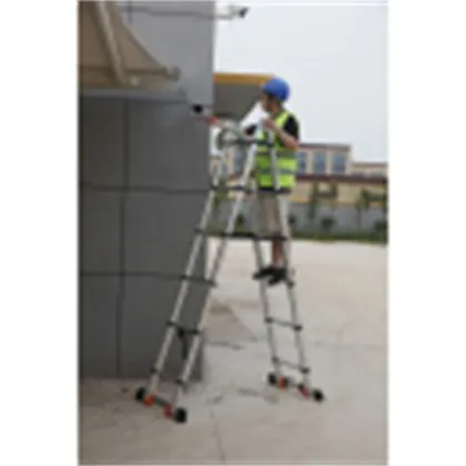 teleskop double side 10m 7m safety telescopic ladder