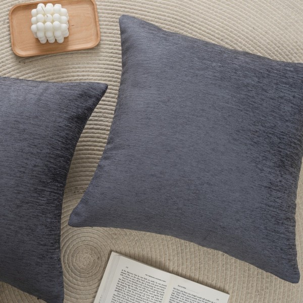 Dark Grey Pillow Case For Couch Jpg