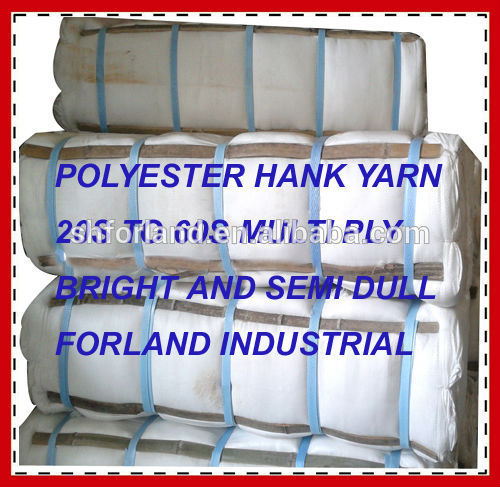 polyester tfo good quality 20/4 hanks yarn