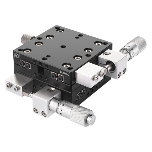 Vysoce přesný ruční stolek z hliníkové slitiny v ose XY 60 mm