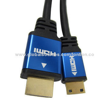HDMI 19P AM to AM gold plated, supports 3D, CE/FCC/RoHS