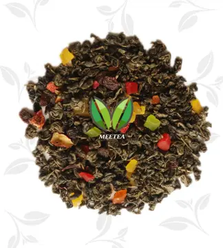 milky blueberry fruit flavored flavour green tea