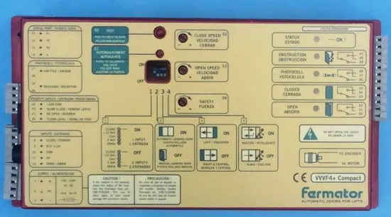 Fermator Door Drive VVVF4+ VVVF5 for Sch****** Elevators
