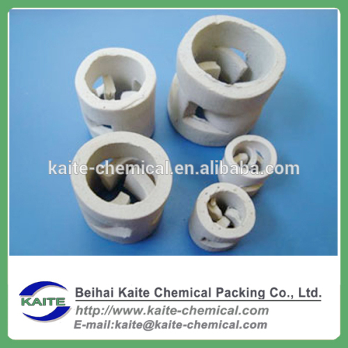 Industrial ceramic pall ring ( size: 25mm, 38mm, 50mm, 76mm )