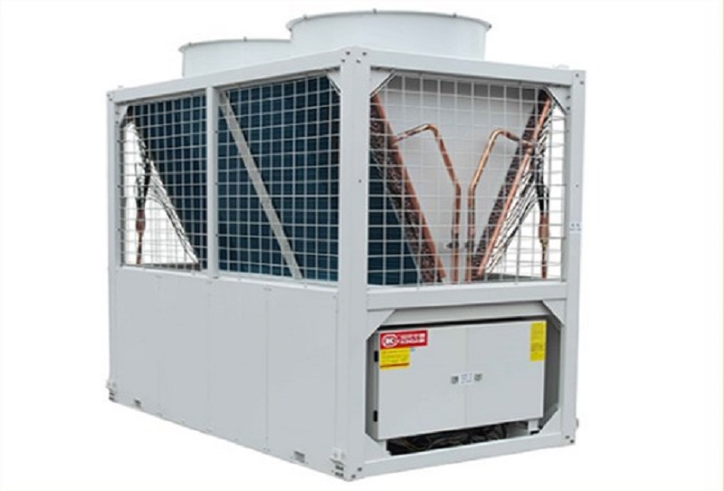 Modular air cooled heat pump unit