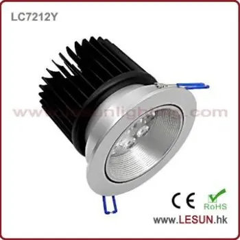 New design hot sales recessed led down spotlight 12*1W LC7212Y