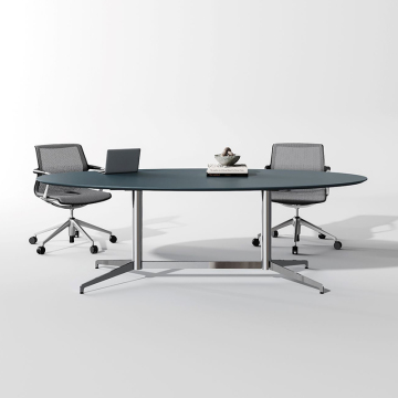 Modern Round Conference Table for Office Meetings