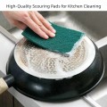 Green Polyester Scouring Pad for Household Use