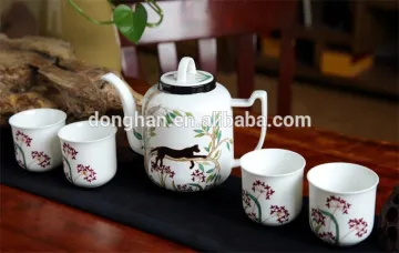 high quality ceramic wholesale tea set for gift