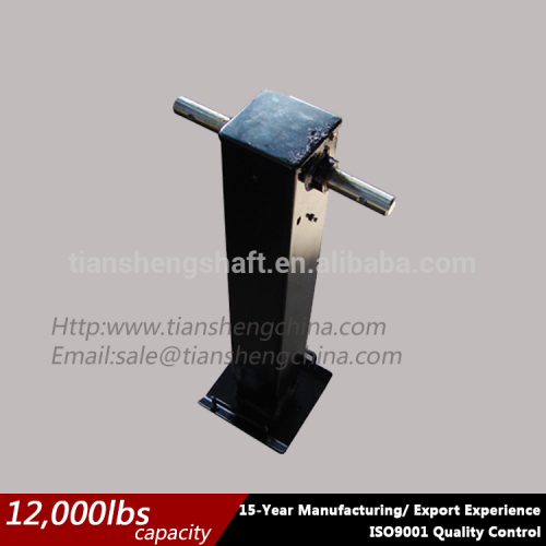 NBJINGYI 12000lbs Heavy-Duty Weld-On Square Tube Trailer Jack With Crank Handle