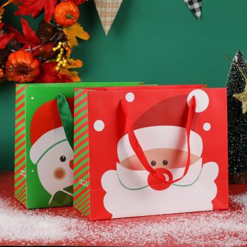 Dekorationspapier Schöne Geschenktüten mit Twist -Griffen