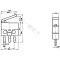 10PCS KFC-V-135 3PINS New Design Game switch Limit switch with bent foot