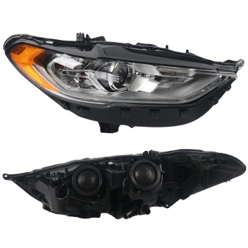 Auto Parts Halogen Headlamps Car Headlights Black Projector for FORD Mondeo 2017-2019