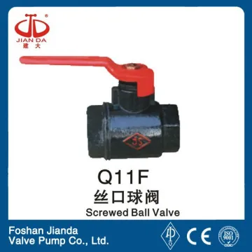 2pc ball valve/thread ball valve/cast steel ball valve