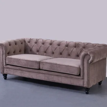 Commercial Home Furniture Sectional Sofa Velvet Sofa Set