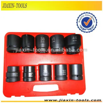 Drop Forged Cr-mo impact air 1 inch drive socket set