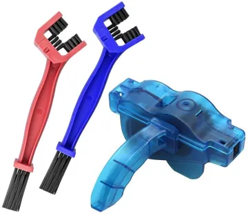 3Pack Bike Chain Cleaning Brush Tool Set: Comprehensive Kit for Thorough Bicycle Maintenance