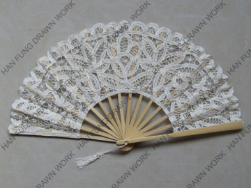 vintage design lace wedding fan