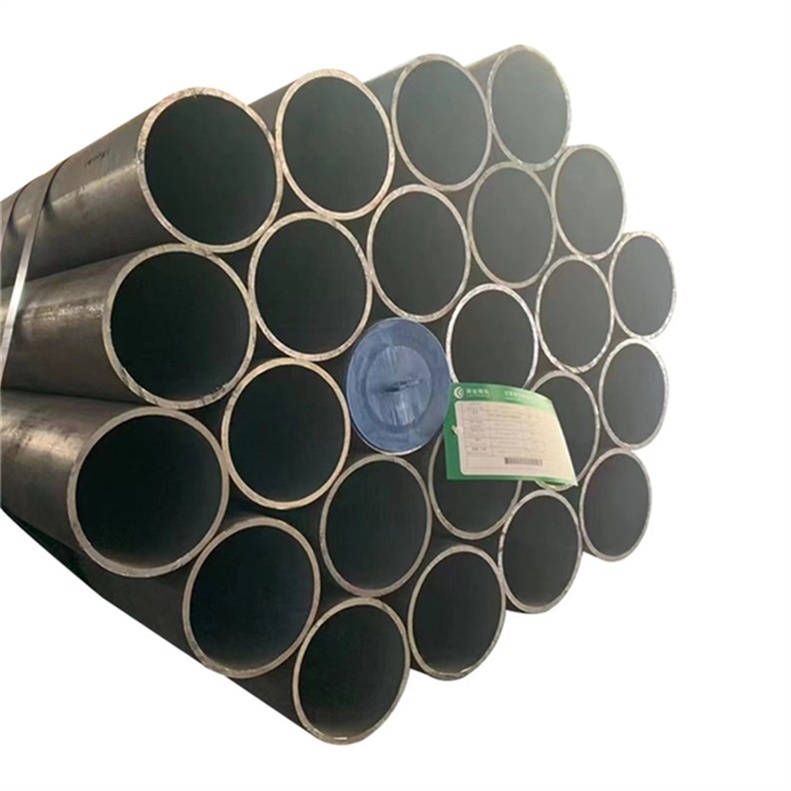 Q215/Q235/Q345A Tubería redonda soldada de acero en carbono enrollado