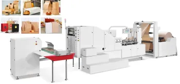 Automatic High Speed Square Bottom Paper Bag Machine