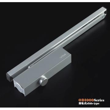 CLOSing with Sliding arm (track rail) KFC door closer