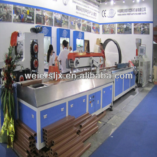 wood palstic composite wpc flooring machine