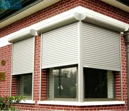 Aluminum Remote Control Anti Thief Security Window Shutters