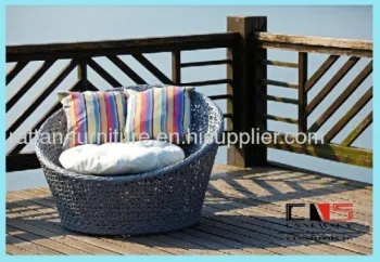 Garden Rattan Furniture Sun Chaise Lounge 