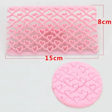 New design heart fondant embosser cake stamp baking tool pastry tool cake decoration