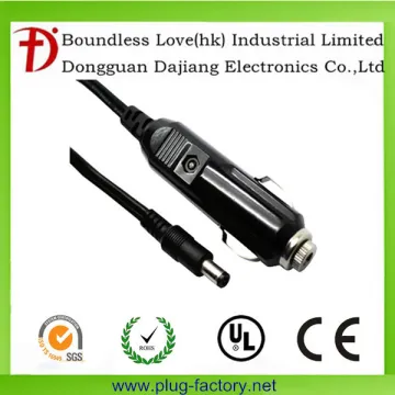 wholesale alibaba 12v cigarette lighter power cable with DC plug