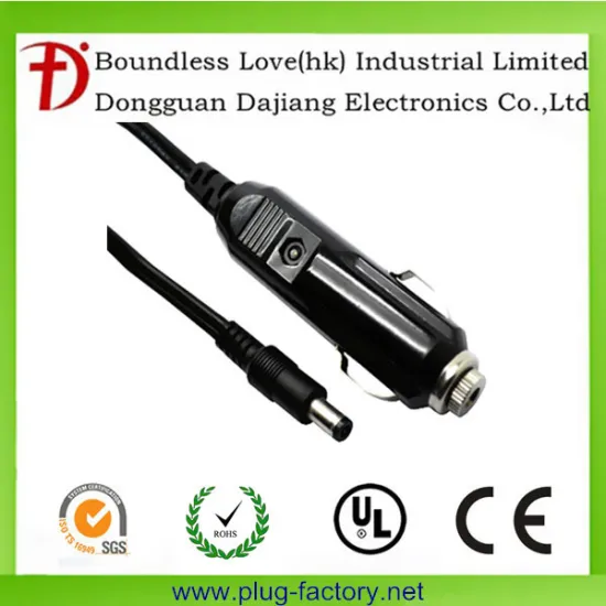 wholesale alibaba 12v cigarette lighter power cable with DC plug