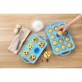 6 Cupcake Pan Muffin Pfanne Silikon Backformen