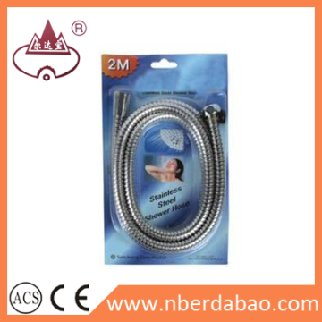 Stainless Steel Packaged Double Blister Shower Hose