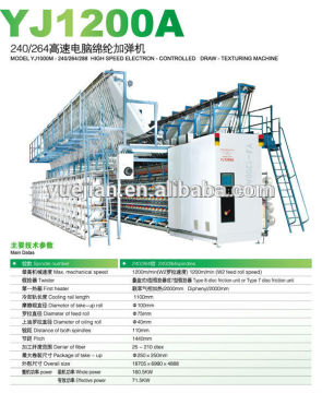 YJ1200A High Speed Computerised nylon dty machine with heater