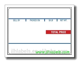 Ishida AC-300, AC-1000, AC-2000 47mm Scale Labels