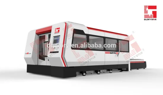 [GLORYSTAR] Fiber Laser Metal Cutting Machine with Protective Enclosure and Pallet Changer